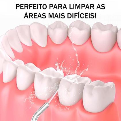 Imagem de Aparelho Bucal Elétrico 3 Em 1 Limpeza Completa Implantes E