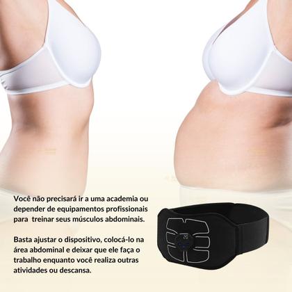 Imagem de Aparelho Cinta Tonificador Muscular Abdominal Define Barriga