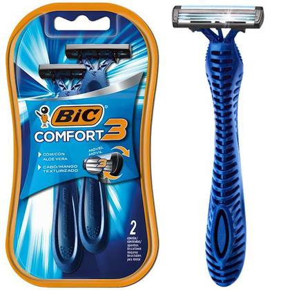 Imagem de Aparelho De Barbear Comfort 3 Advance 2 Unidades Bic