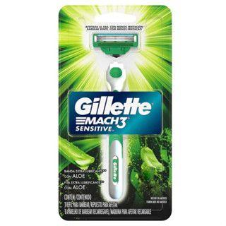 Imagem de Aparelho de Barbear Gillette Mach3 Sensitive com 1 unidade