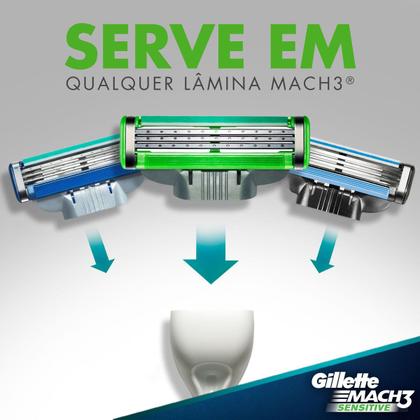 Imagem de Aparelho De Barbear Gillette Mach3 Sensitive