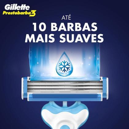 Imagem de Aparelho de Barbear Gillette Prestobarba 3 Ice - 4 unidades