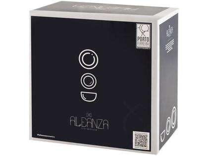 Imagem de Aparelho de Jantar 12 Peças Alleanza Cerâmica Branco e Preto Redondo Ritz