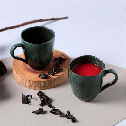 Imagem de Aparelho de Jantar 18 Peças Cerâmica Stoneware Porto Brasil Orgânico Verde Arauco Mesa Posta