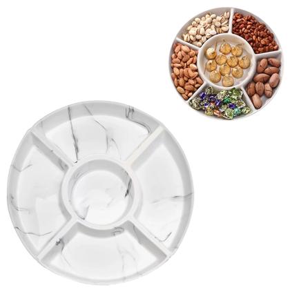 Imagem de Aparelho De Jantar 18 Peças Melamina Mármore Jogo Completo