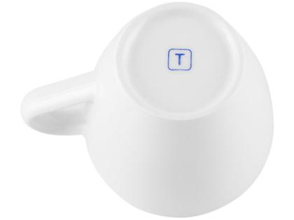 Imagem de Aparelho de Jantar 20 Peças Tramontina Redondo Porcelana Branco e Marrom Mare