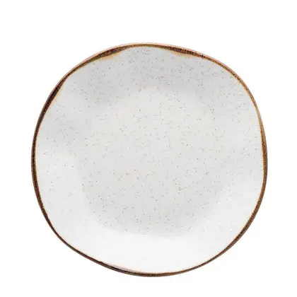 Imagem de Aparelho de Jantar 42 Peças de Porcelana Oxford Ryo Maresia, Branco/Marrom