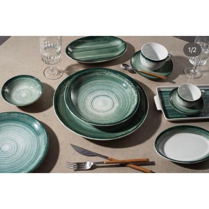Imagem de Aparelho de Jantar 42 Peças Esfera Verde Schmidt