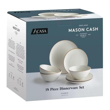 Imagem de Aparelho de Jantar Bege com 18 Peças - Mason Cash