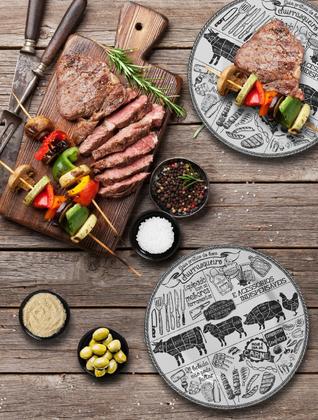 Imagem de Aparelho de jantar com 12 peças churrasco c/ bowl preto