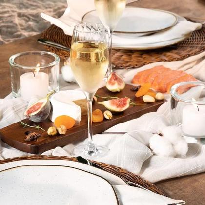 Imagem de Aparelho de jantar completo porcelana oxford maresia 30 pçs