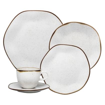 Imagem de Aparelho de jantar completo porcelana oxford maresia 30 pçs