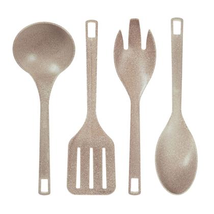 Imagem de Aparelho de Jantar Completo Pratos Fibra de Bambu Ecológico