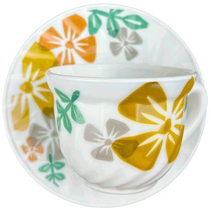 Imagem de Aparelho de Jantar e Chá 20 Peças 100% Vidro Salermo Fratelli Jogo Conjunto de Jantar Chá 20 Peças Xícaras Pratos