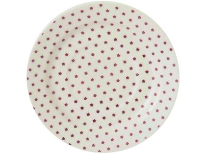 Aparelho de Jantar e Chá 20 Peças Biona de Cerâmica Redondo Branco e Azul Claro Donna Imagem de Aparelho de Jantar e Chá 20 Peças Biona de Cerâmica Redondo Branco e Azul Claro Donna