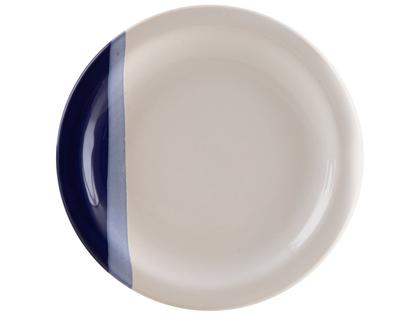 Imagem de Aparelho de Jantar e Chá 20 Peças Cerâmica Brasilia Redondo Branco e Azul Cobalto Atual