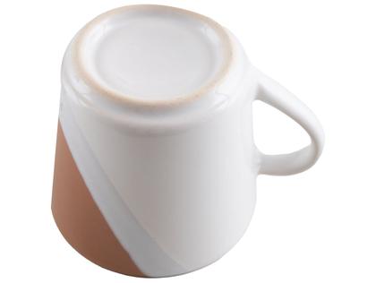 Imagem de Aparelho de Jantar e Chá 20 Peças Cerâmica Brasilia Redondo Branco e Chocolate Atual