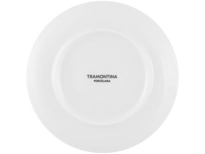 Imagem de Aparelho de Jantar e Chá 20 Peças Tramontina de Porcelana Branco Redondo Silvia