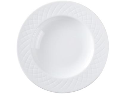 Aparelho de Jantar e Chá 20 Peças Tramontina - Porcelana Branco Redondo Ingrid Imagem de Aparelho de Jantar e Chá 20 Peças Tramontina