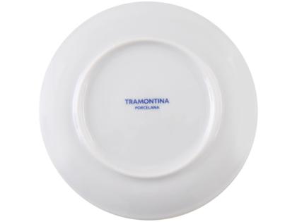 Imagem de Aparelho de Jantar e Chá 20 Peças Tramontina Redondo de Porcelana Branco Ornatta 96589050