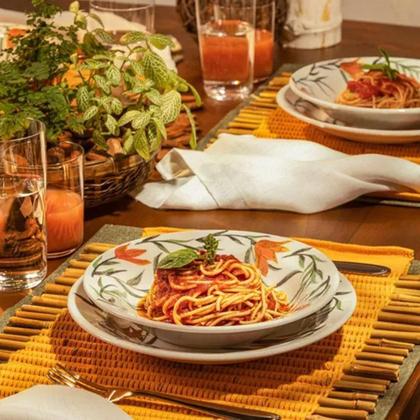 Imagem de Aparelho De Jantar E Chá Louça 30 Peças Lírios