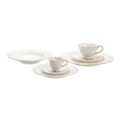 Imagem de Aparelho de Jantar Eclat Gold 42 Peças - Home Style