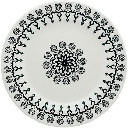 Imagem de Aparelho De Jantar Folk 16 Peças Linha Donna Preto e Branco Oxford