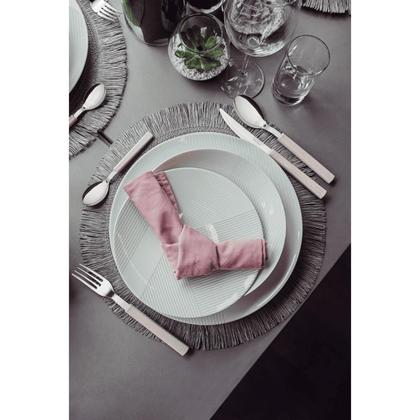 Imagem de Aparelho De Jantar Jogo Pratos Kit 20 Peças Grid Porcelana Decorada Completo Tramontina