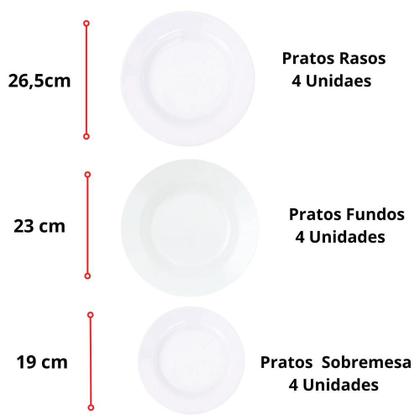 Imagem de Aparelho de Jantar Menu Nadir Figueiredo - Kit 16 Peças