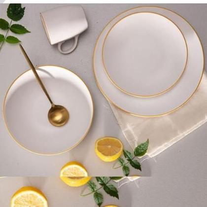 Imagem de Aparelho de Jantar Para 2 Pessoas 12 Peças Legacy Gold Porcelana L'Hermitage