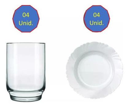 Imagem de Aparelho De Jantar Pétala Nadir Figueiredo - Kit 8 Peças