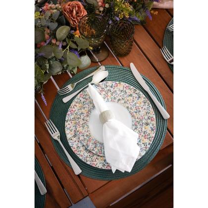 Imagem de Aparelho de Jantar Tramontina Dalina em Porcelana Decorada 30 Peças Jogo de Pratos Especial