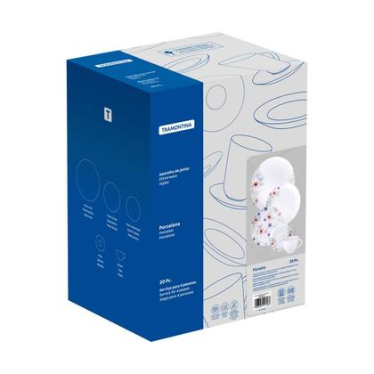 Imagem de Aparelho de Jantar Tramontina Floratta em Porcelana Decorada