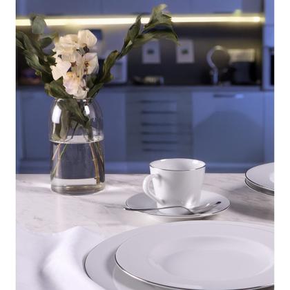 Imagem de Aparelho de Jantar Tramontina Joana em Porcelana Decorada 20 Peças Jogo de Pratos