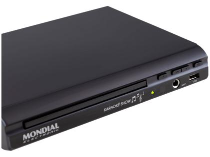 Aparelho de Karaokê DVD Player Mondial D-20 Imagem de Aparelho de Karaokê DVD Player Mondial D-20