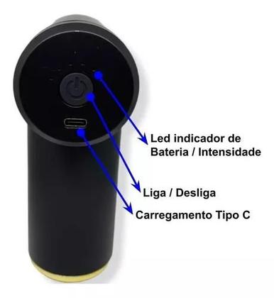 Imagem de Aparelho de Massagem Profissional com Controle de Intensidade para Terapia de Liberação de Fascite Plantar