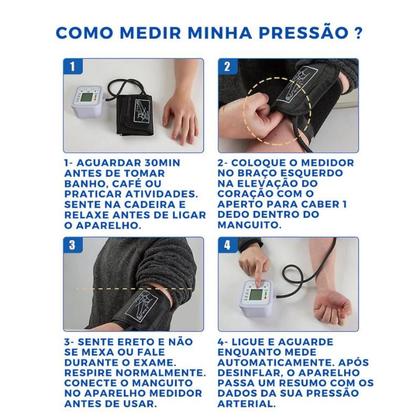 Imagem de Aparelho De Medir Pressão Arterial Monitor Automático