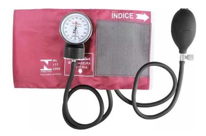 Imagem de Aparelho De Medir Pressão Esfigmomanômetro + Estetoscopio Duplo Rappaport Premium