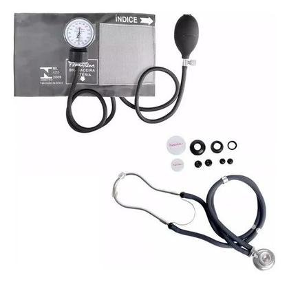 Imagem de Aparelho De Medir Pressão Manual + Esteto Duplo Profissional