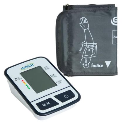Imagem de Aparelho de Pressão Digital Automático de Braço G-Tech BSP11 com Detecção de Arritmia e Data/Hora