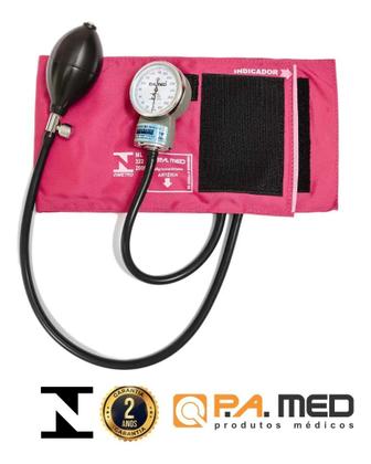 Imagem de Aparelho De Pressao Esfigmo Manual Pamed + Esteto Multilaser