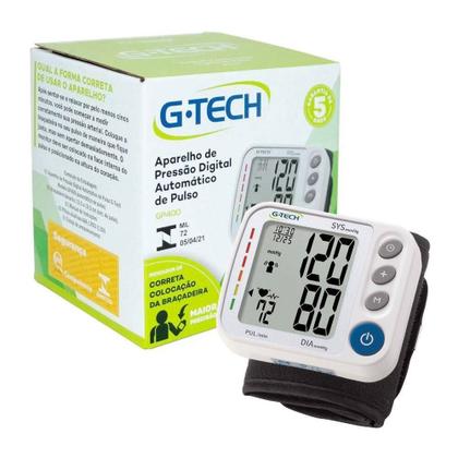 Imagem de aparelho de pressao medidor digital arterial pulso automático - G-Tech - GP400