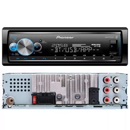 Imagem de Aparelho de Som Pioneer Bluetooth Radio automotivo Mvh-x7000br Usb Saída Sub Spotify Muda Cor