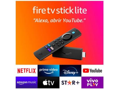 Imagem de Aparelho de Streaming Amazon Fire TV Stick Lite - Full HD com Controle Remoto