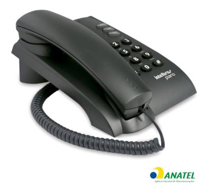 Imagem de Aparelho de Telefone Fixo Pleno Com  Fio  Preto Intelbras