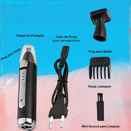 Imagem de Aparelho De Tirar Pelo Nariz Barba E Bigode Kemei KM-6511