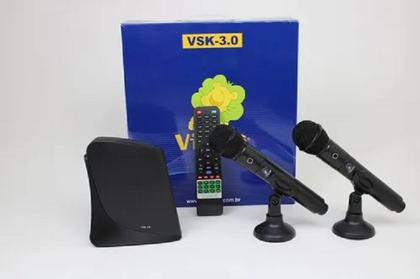 Imagem de Aparelho de videoke karaoke vsk 3.0 com 2932 musicas videokê