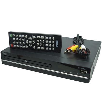 Aparelho Dvd Player Rca 2.0 Canais Usb Mp3 Cd Ripping
