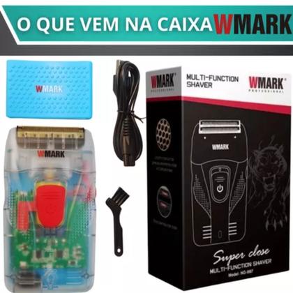 Imagem de Aparelho Elétrico Barbeador Wmark Ng987 S/Fio Original