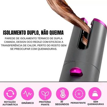 Imagem de Aparelho Fer Cachos E Ondular O Cabelo Modelador Portatil